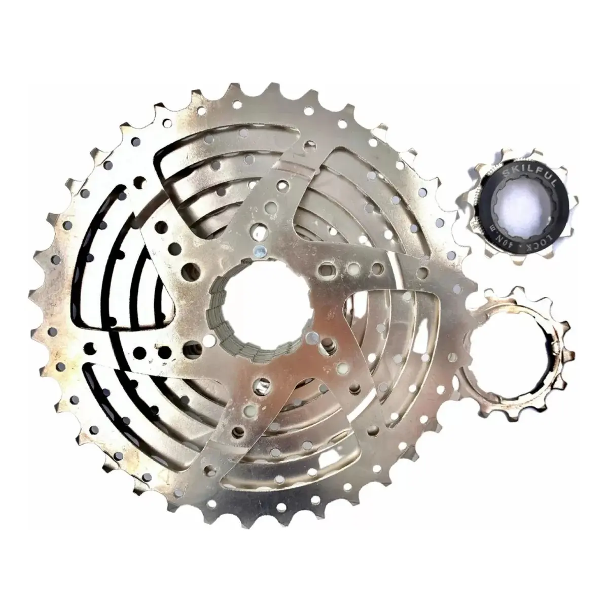 Cassette piñón para bicicleta 9 velocidades