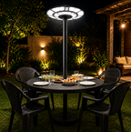 Farol solar poste de jardin 1000W 3 tipos de luz con control