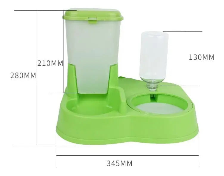 Dispensador de alimento Y agua para mascotas