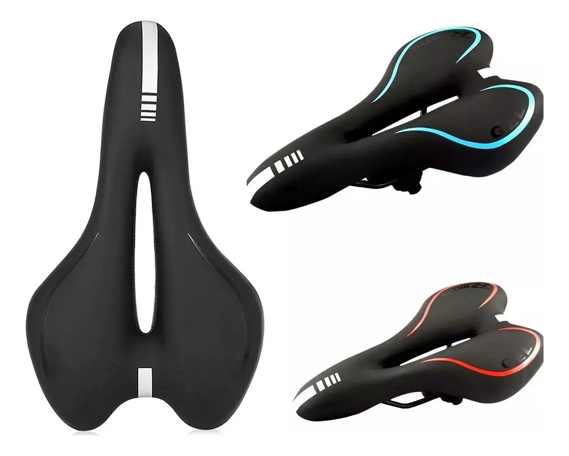 Asiento ergonómico para bicicleta MTB antiprostático