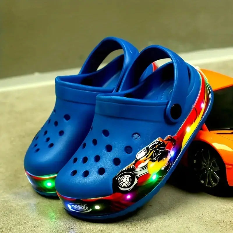 Zueco de goma con luces Led
