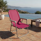 Silla reposera plegable para playa y jardín