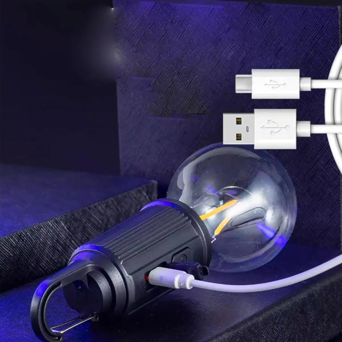 Lampara Led de  camping recargable con Usb