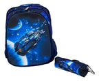 Mochila infantil escolar grande con cartuchera