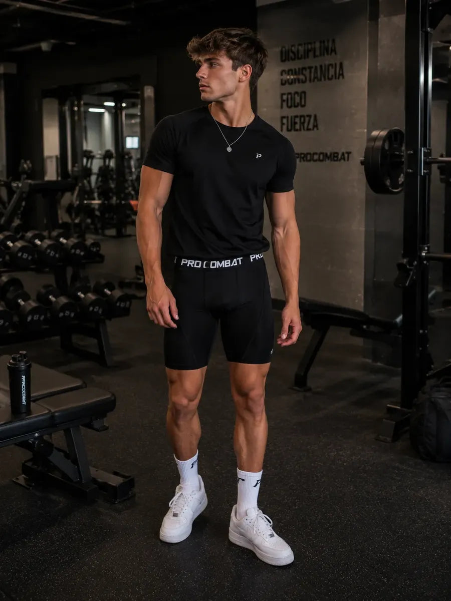 Calza corta deportiva de hombre