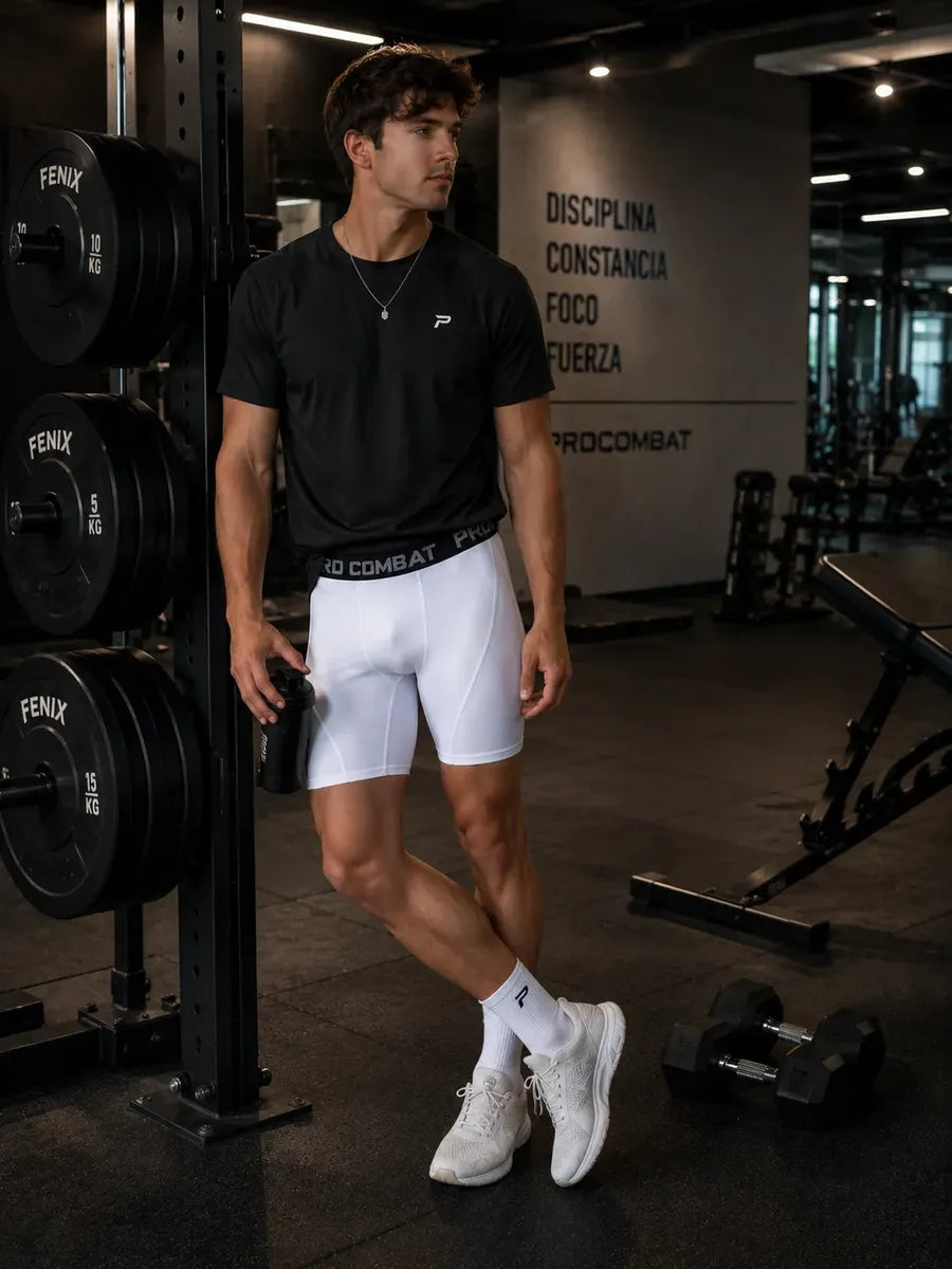 Calza corta deportiva de hombre