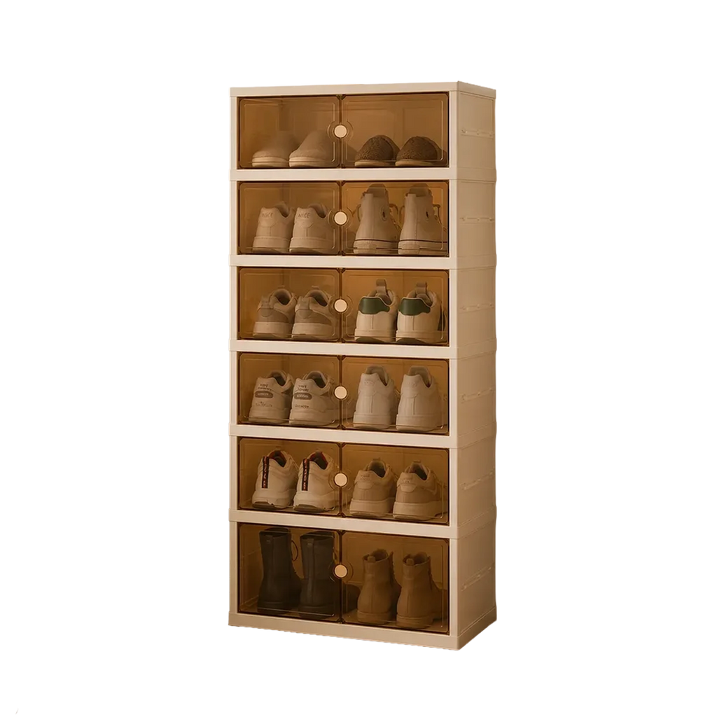 Mueble organizador plegable modular 6 niveles multiuso