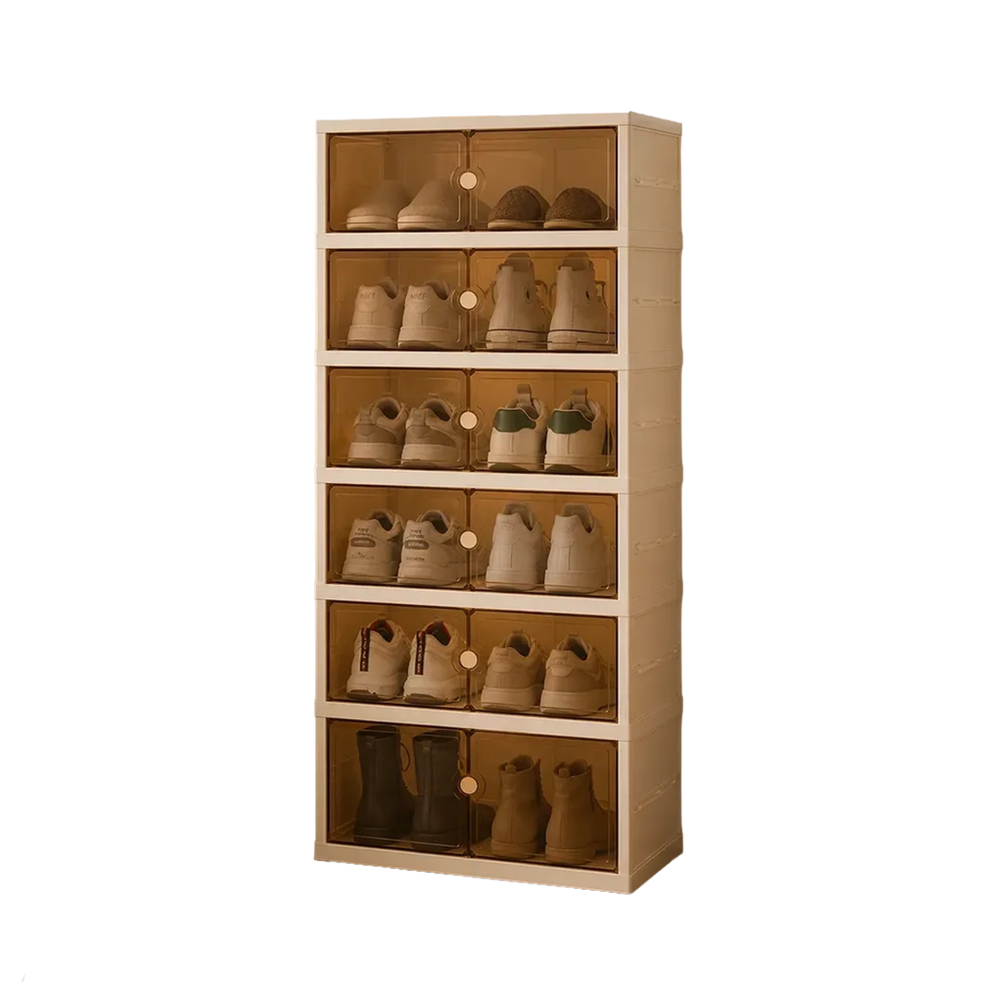 Mueble organizador plegable modular 6 niveles multiuso