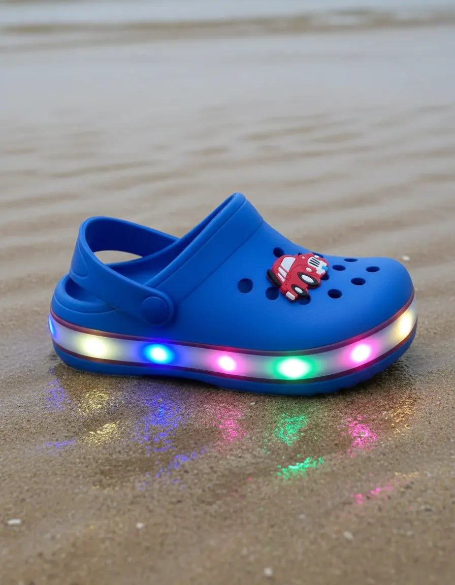 Zueco de goma con luces Led