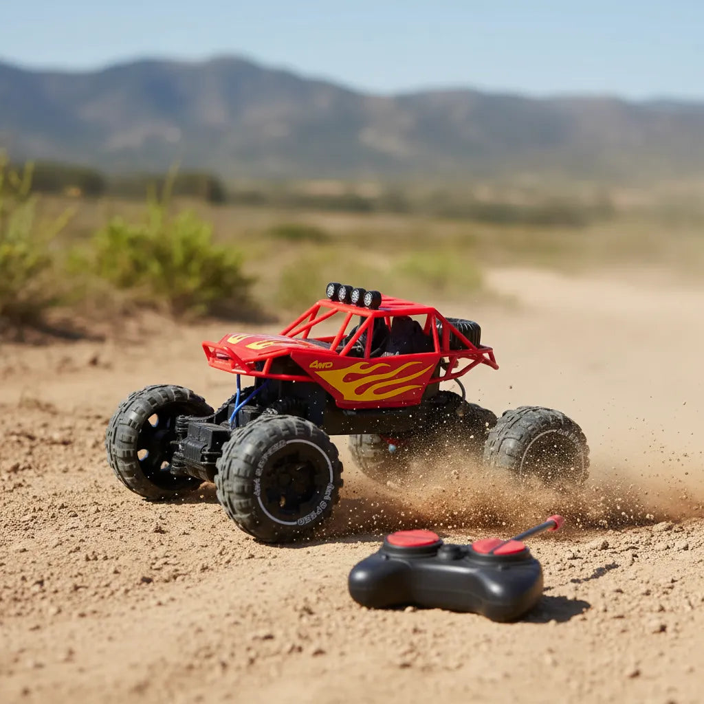 Auto a control remoto 4 X 4 con luces