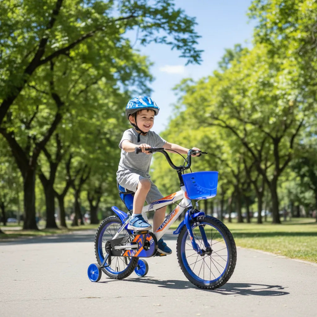 Bicicleta rodado 16  con rueditas canasto y casco regalo