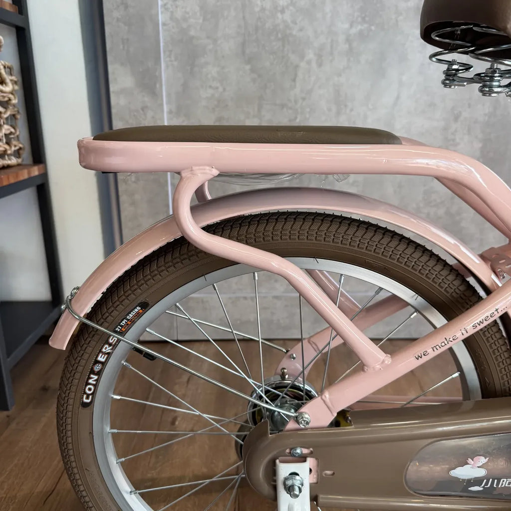 Bicicleta rodado 20 estilo Vintage con rueditas y canasto