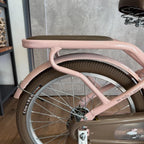 Bicicleta rodado 20 estilo Vintage con rueditas y canasto