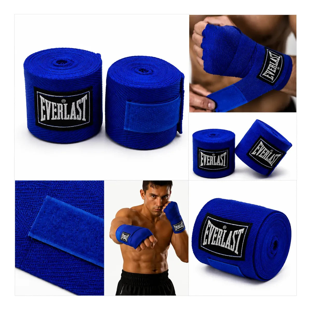 Par de vendas de boxeo, MMA y artes marciales Everlast