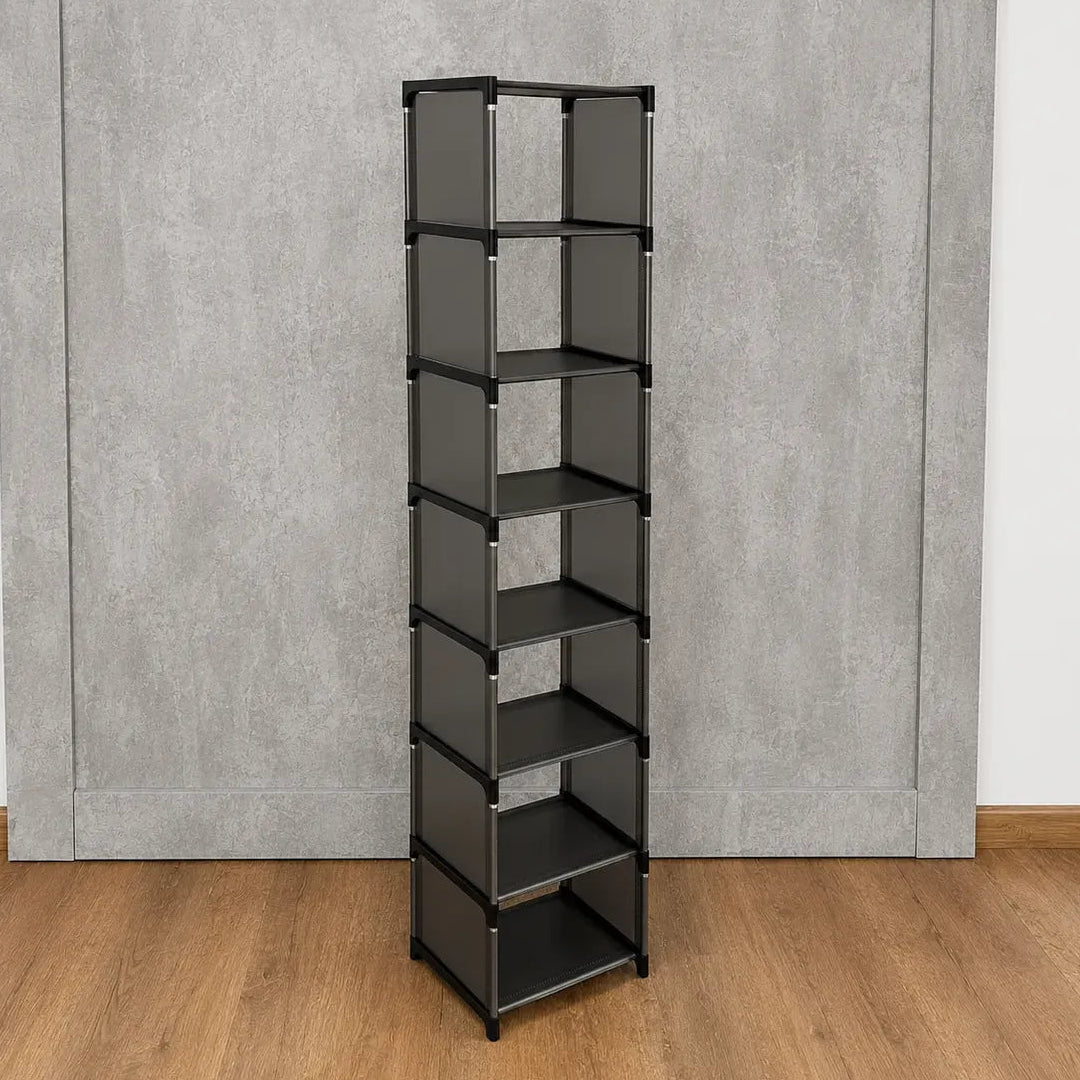 Zapatera vertical con 8 estantes