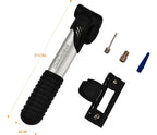 Mini inflador manual de alta presión para bicicletas