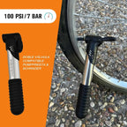 Mini inflador manual de alta presión para bicicletas