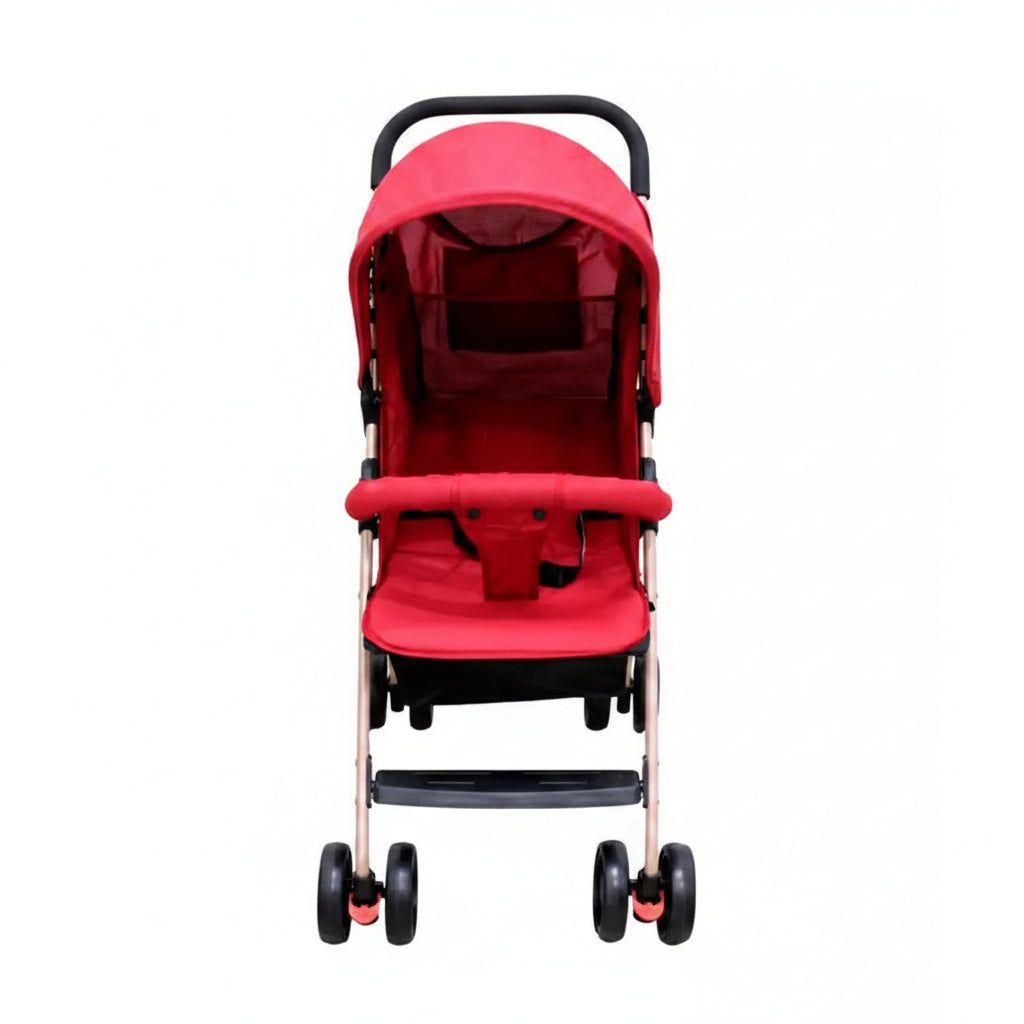 Coche plegable con asiento reclinable