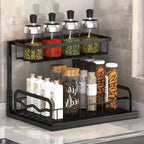 Rack organizador de cocina multiusos de 2 niveles
