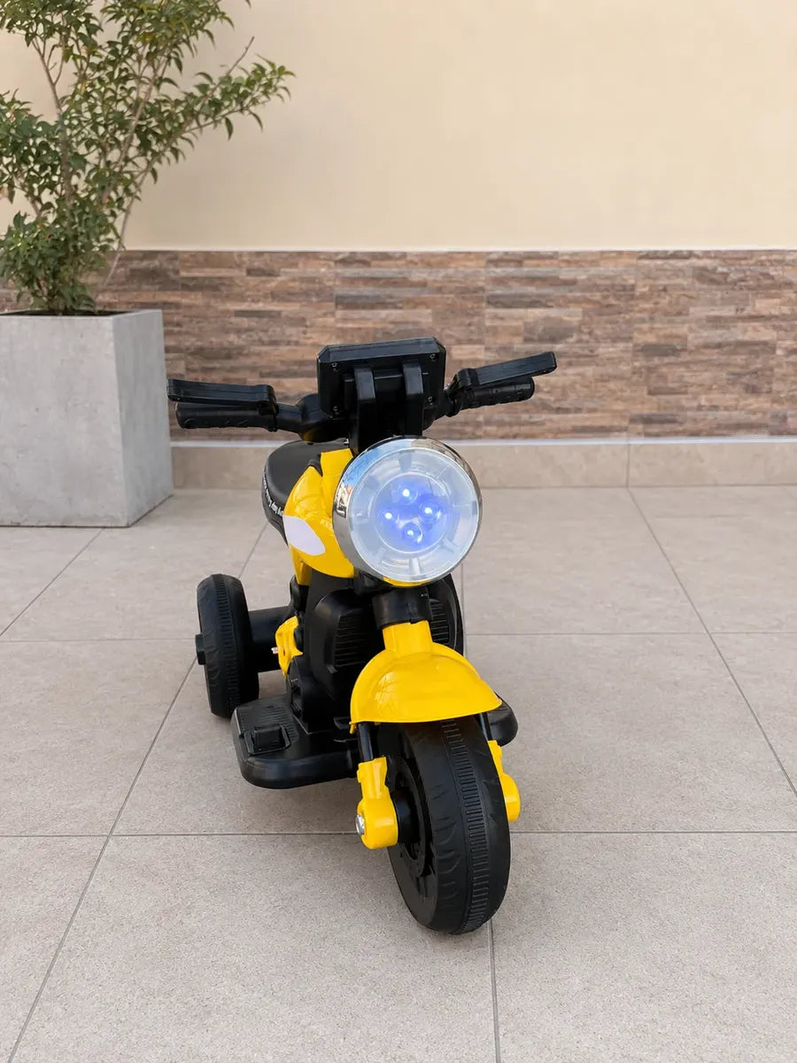 Triciclo a bateria moto infantil con luces y sonido