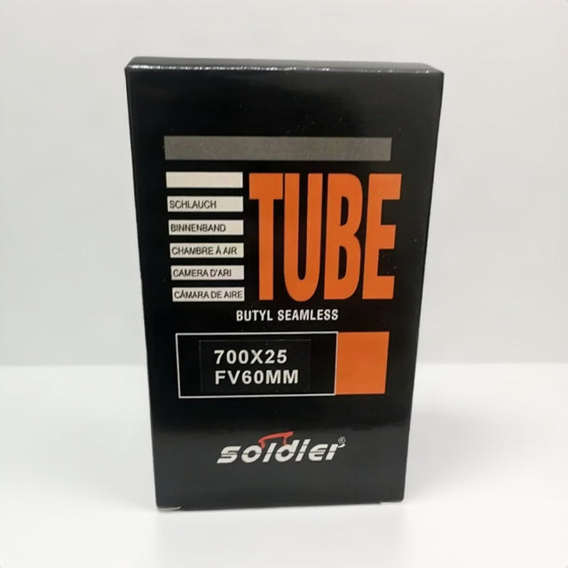 Cámara de aire para sicicleta soldier 700x25:fv60mm