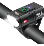 Luz LED para bicicleta con 6 modos recargable USB