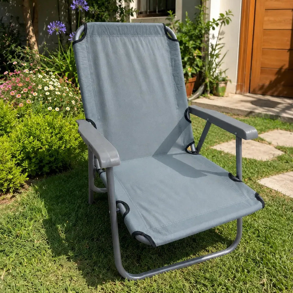 Silla reposera plegable para playa y jardín