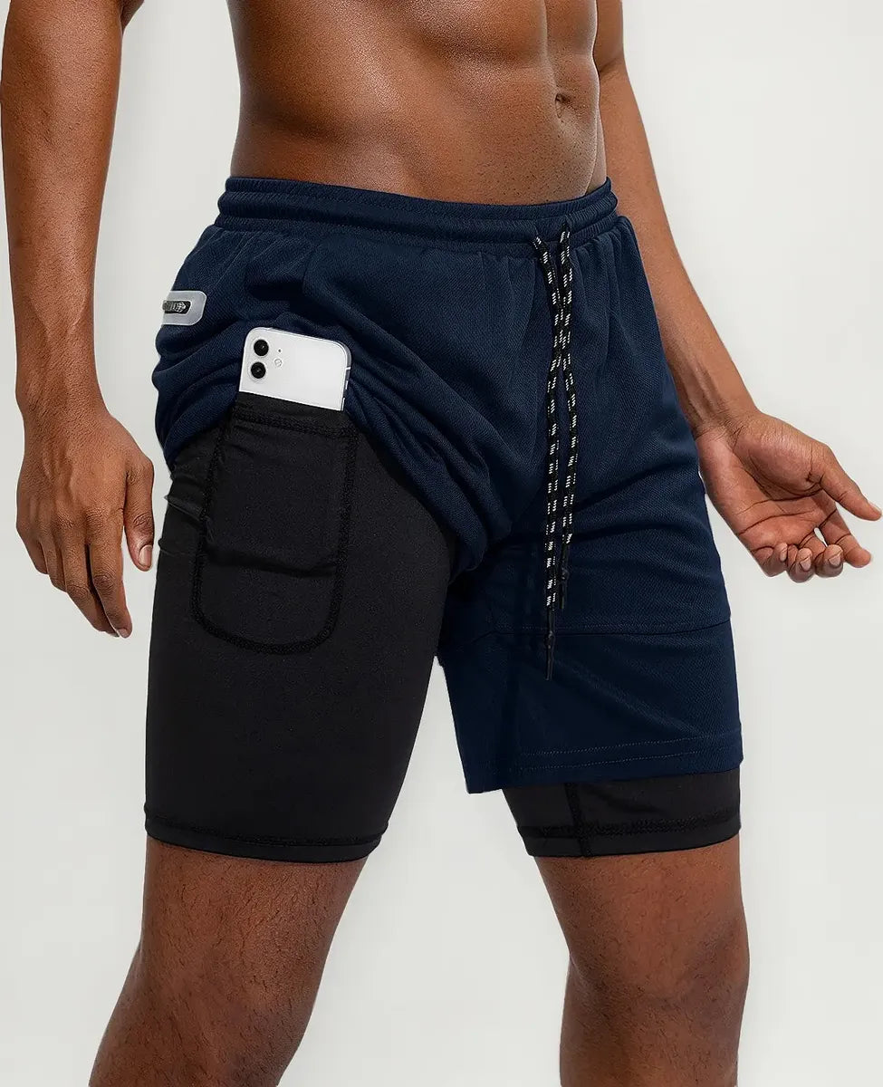 Short con calza para hombre