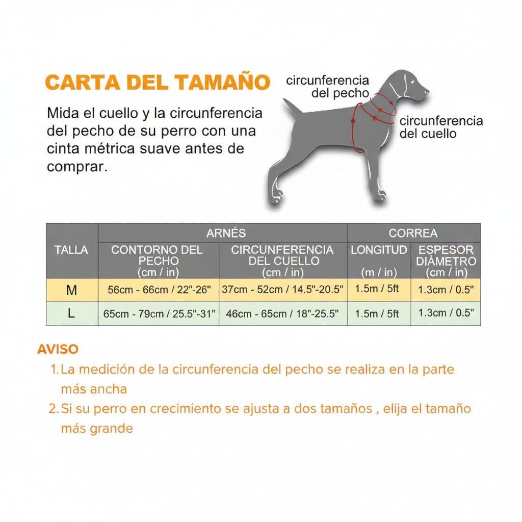 Pechera anti.tirones para perro con correa pretal