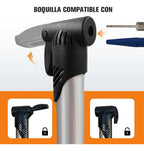Mini inflador manual de alta presión para bicicletas
