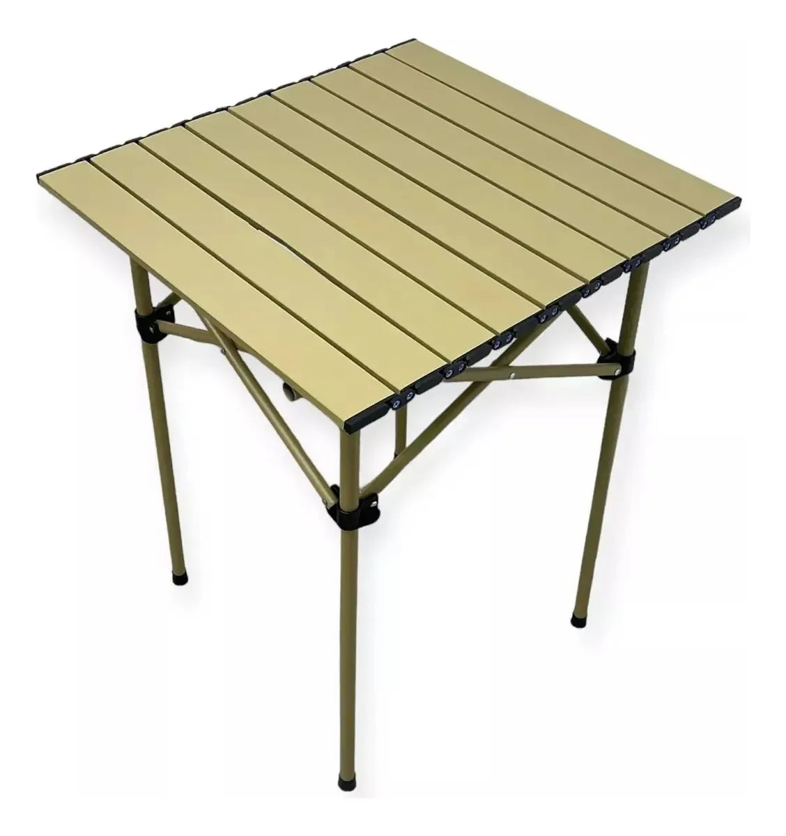 Mesa plegable para camping de aluminio portátil con bolso