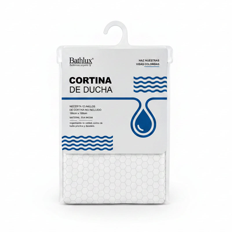 Cortina para ducha impermeable y lavable