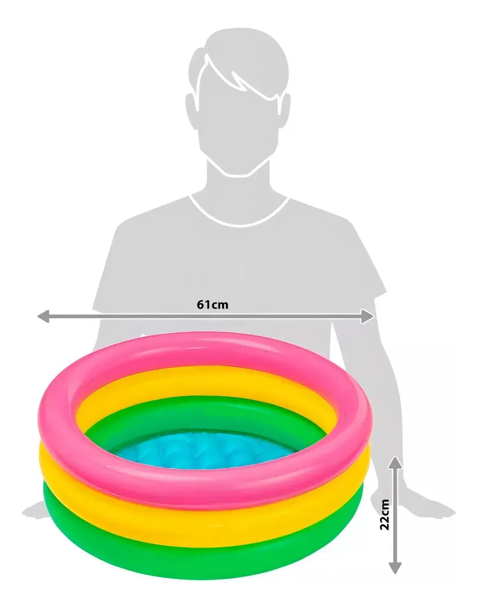 Piscina inflable infantil redonda 61cm X 22cm