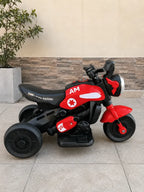 Triciclo a bateria moto infantil con luces y sonido