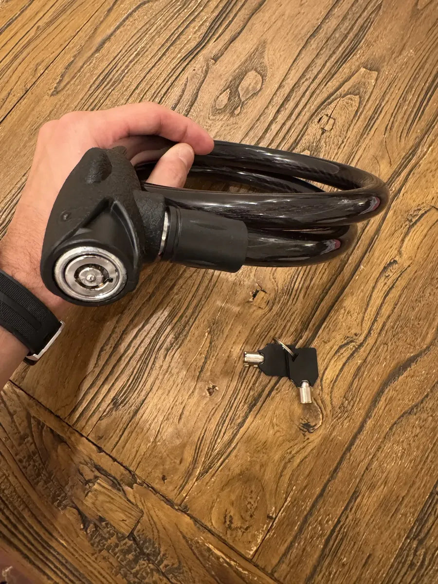 Candado de bicicleta con 2 llaves  Motorcycle