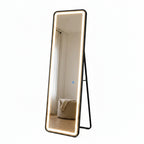 Espejo Led Touch rectangular con pie