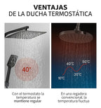 Kit de duchero barral 4 en 1 monomando inteligente