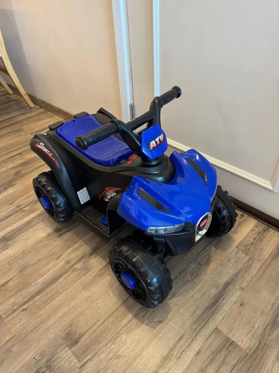Cuatriciclo a bateria moto infantil con luces y sonido