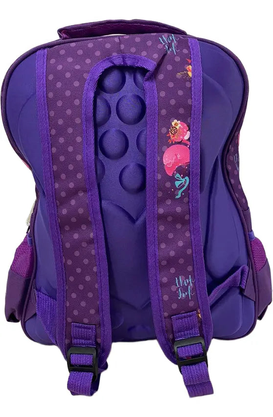 Mochila infantil escolar grande con cartuchera