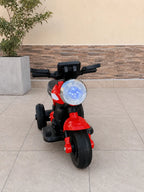 Triciclo a bateria moto infantil con luces y sonido