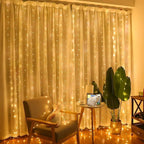 Cortina de luces LED de navidad 3x2m 8 funciones