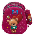 Mochila infantil escolar grande con cartuchera