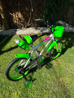 Bicicleta rodado 16  con rueditas canasto y casco regalo
