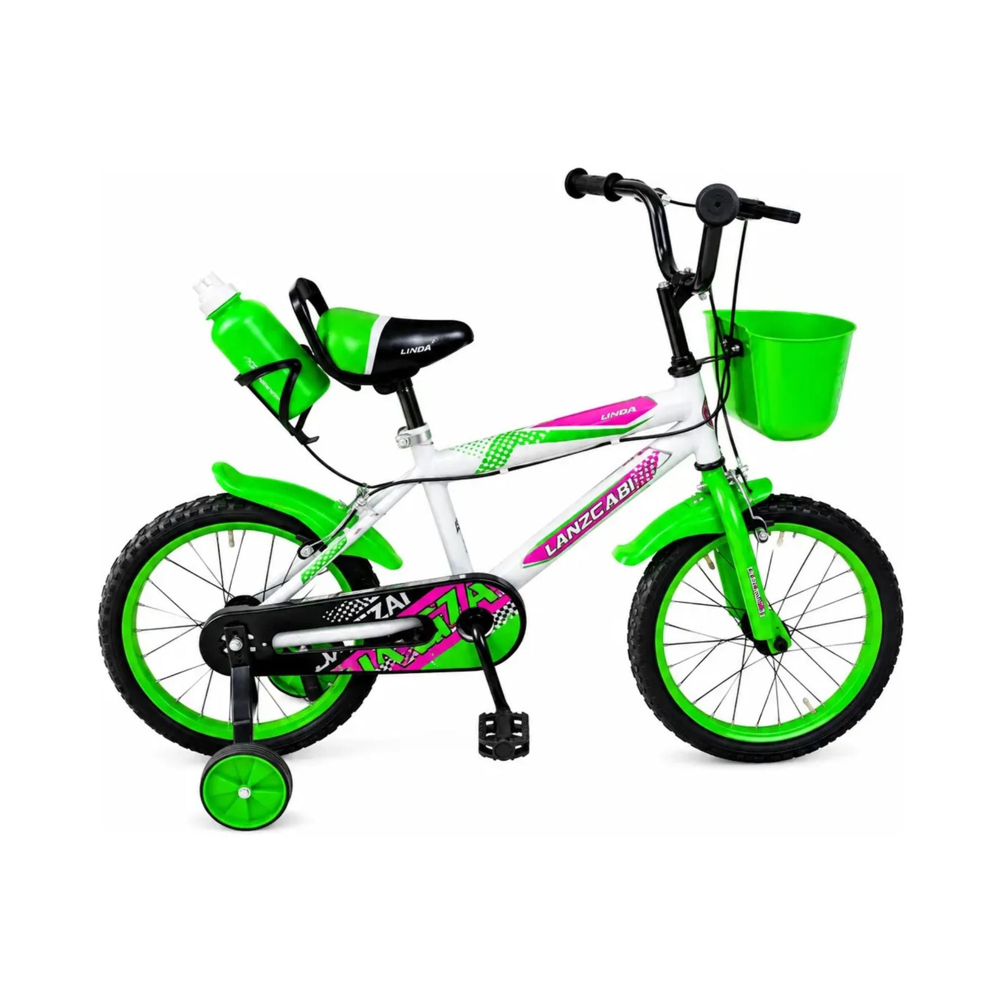 Bicicleta rodado 16  con rueditas canasto y casco regalo