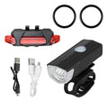Luces para bicicleta recargable USB delantera y trasera