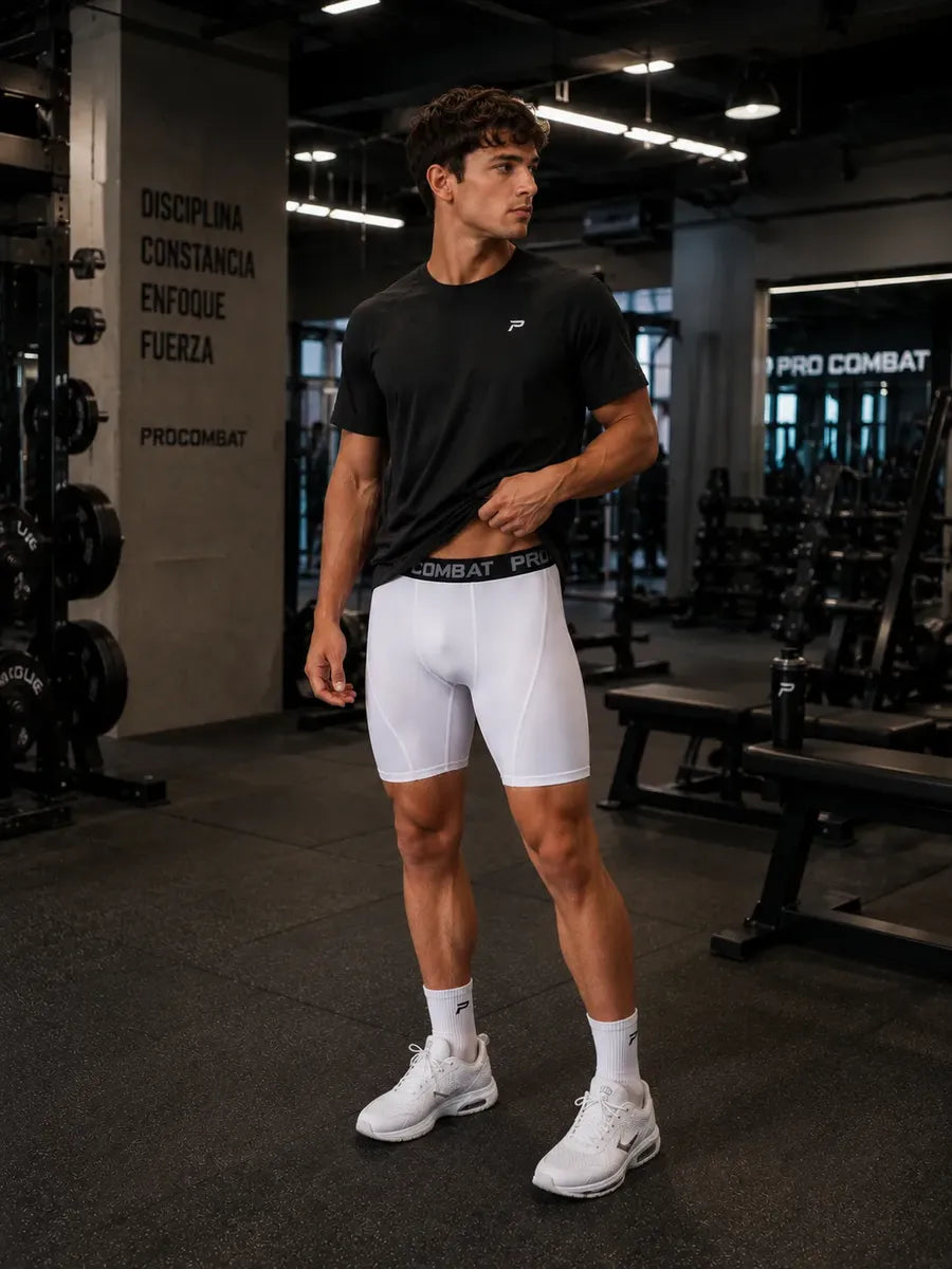 Calza corta deportiva de hombre