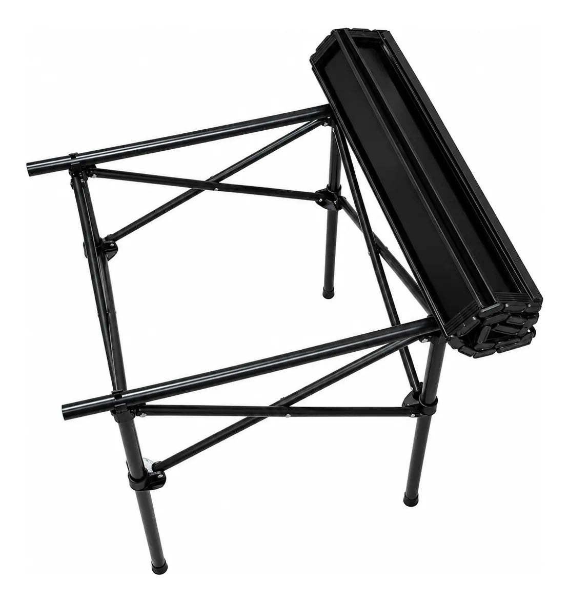 Mesa plegable para camping de aluminio portátil con bolso