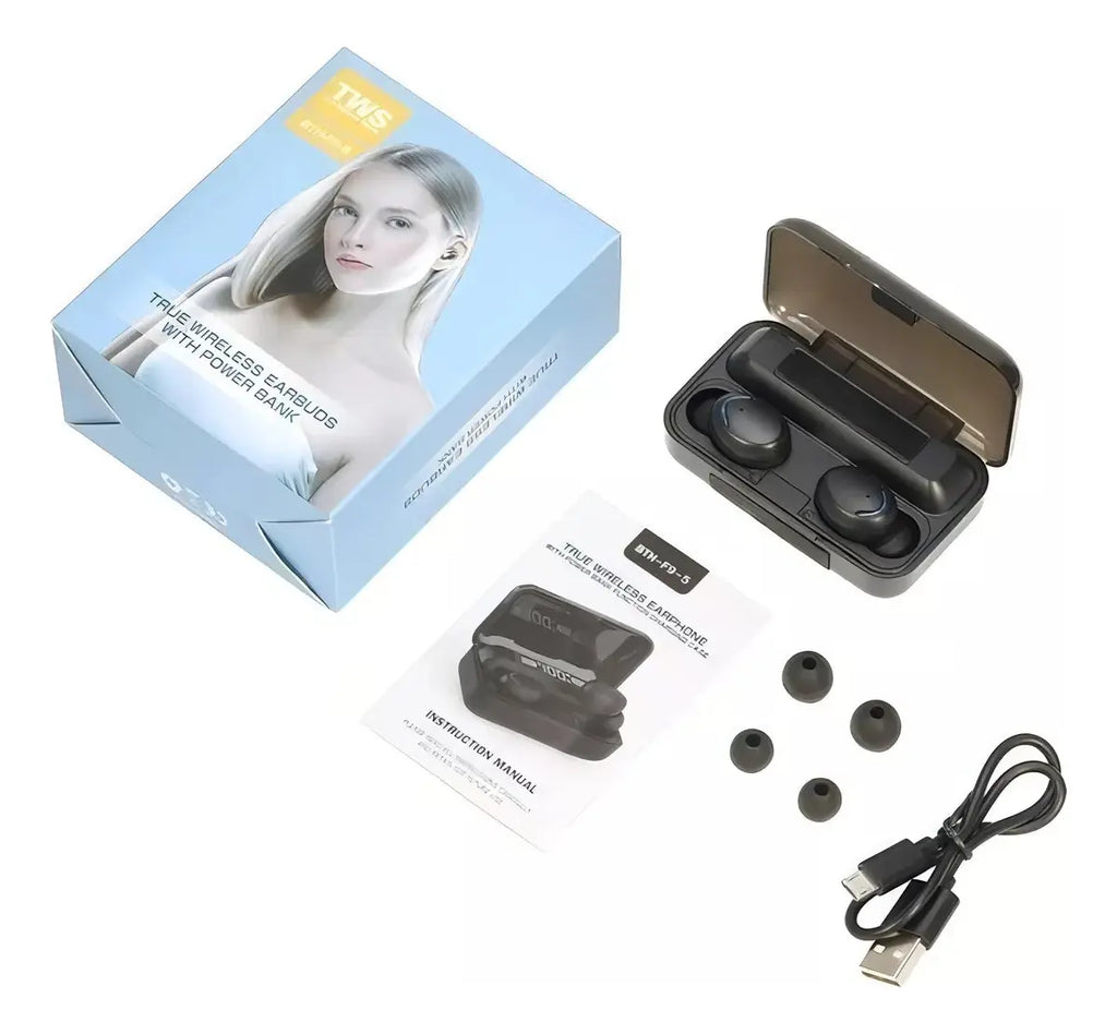 Auriculares In-ear  Inalámbricos Tws F9-5