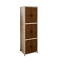 Mueble organizador plegable modular 6 niveles con ruedas