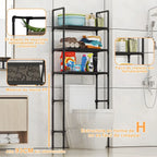 Mueble organizador sobre water con 3 estantes